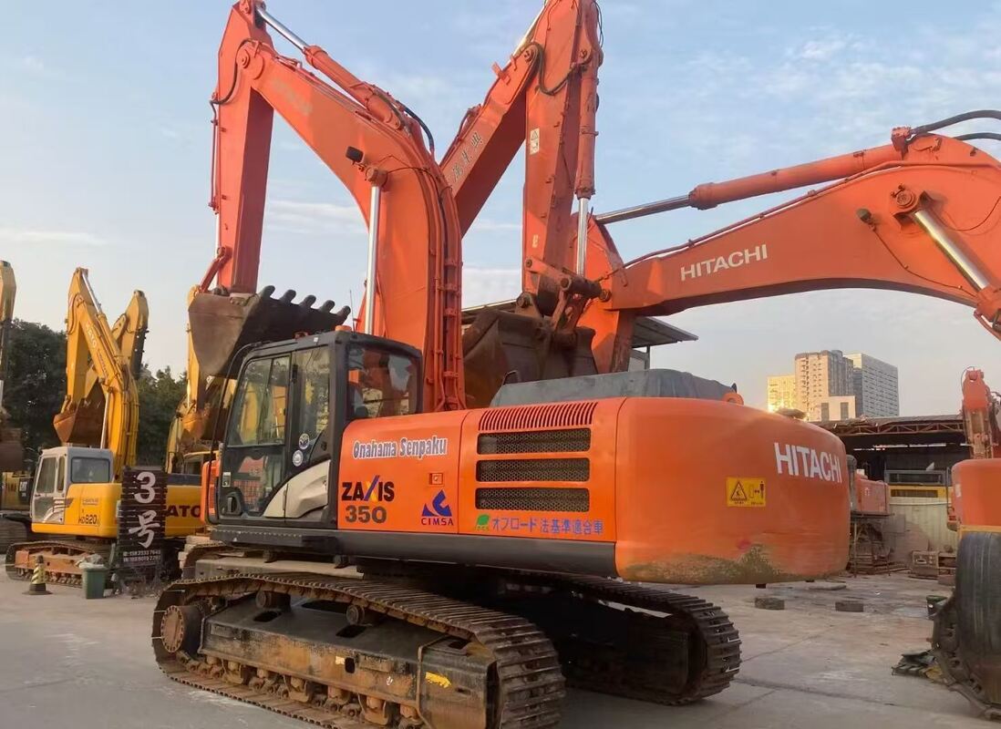 Экскаватор Hitachi 350-5G из Японии, подходящий для крупномасштабной добычи полезных ископаемых в Африке