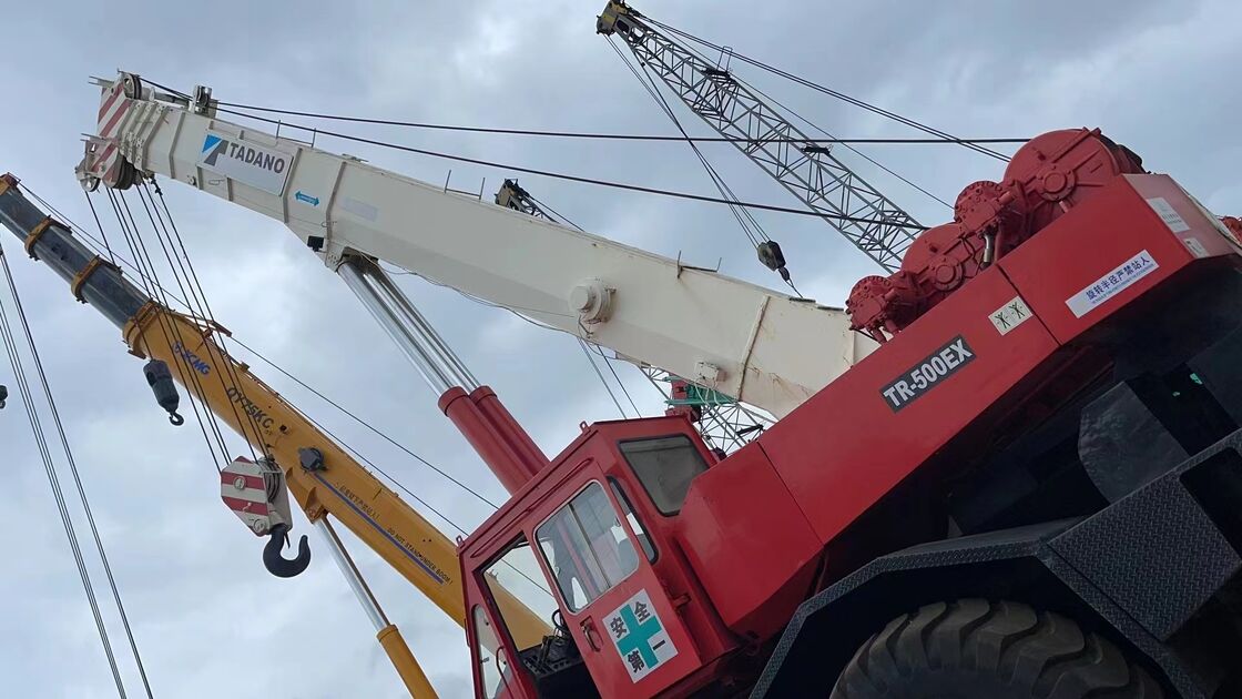 Used High Quality Tadano 50-ton Crane with Tadano's Own RF8 Engine Crane for Sale