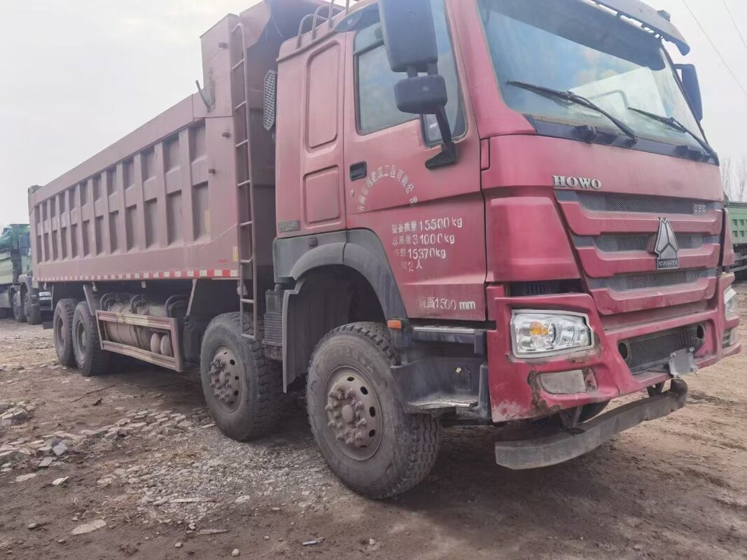 SINOTRUK Used Dump Truck 380 hp Promotional HOWO Dump Truck Mining Truck Camion Benne 12 Wheel 30 Tons Dumper