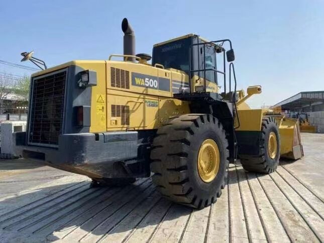 Отличный погрузчик Komatsu Wa500-6 Колесные погрузчики Японского производства Погрузчик Wa380 500 600 900 Строительная техника Горнодобывающая погрузка