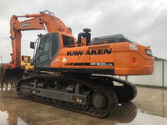 Использованный экскаватор Doosan DX500LC, 50-тонный крупный рельсовый экскаватор