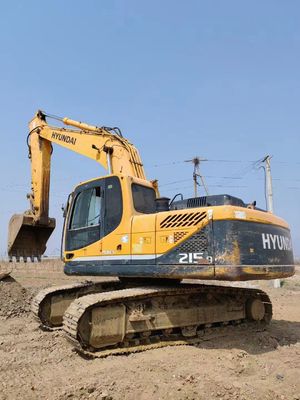 Подержанный Hyundai 215-9s экскаватор строительное оборудование оснащенное двигателем Cummins