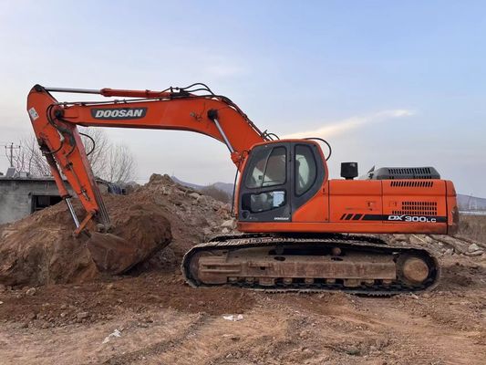 DX300LC подержанный экскаватор Doushan оригинальный экскаватор краски